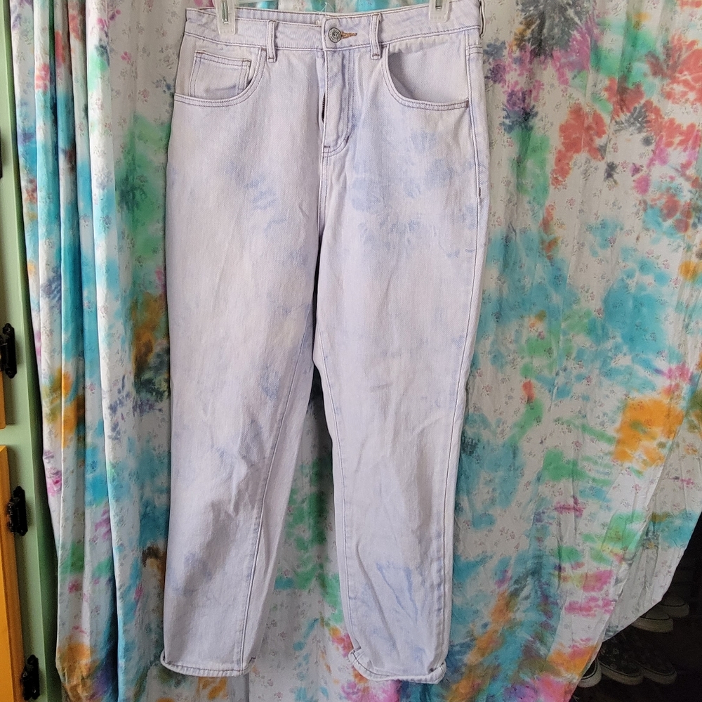 Brandy melville size 27 jeans bleach died